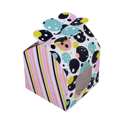 Hut Shape Folding Box Black Ball