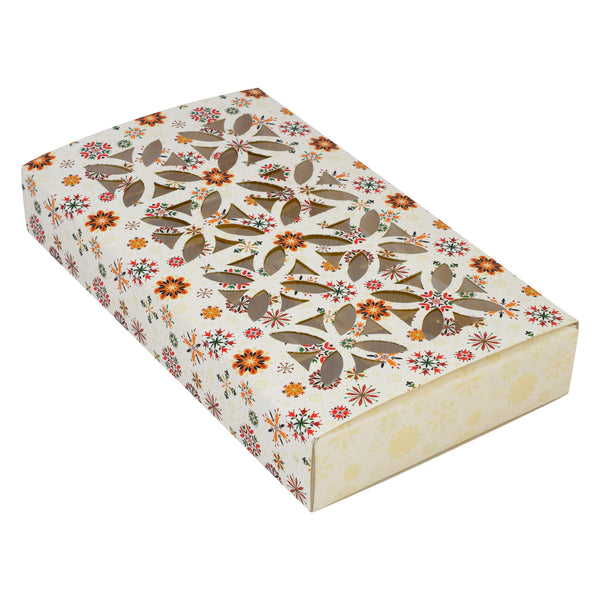 Floral Beige 8 Cavity Folding Chocolate Box