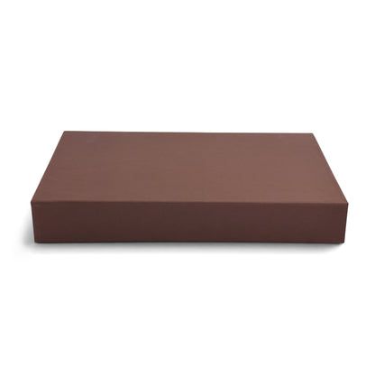 Brown Collapsible Hamper Box | Foldable Rigid Storage & Gift Box