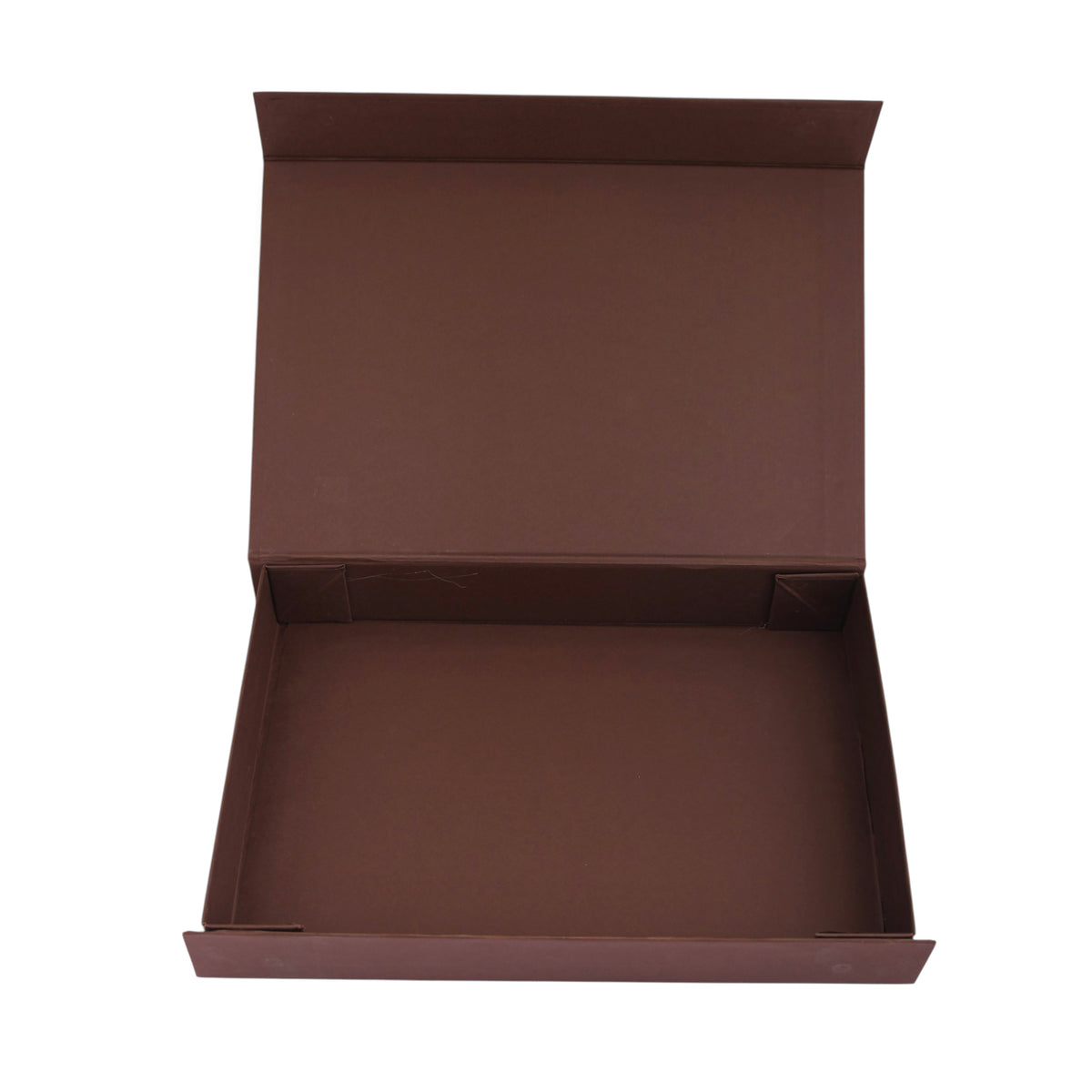 Brown Collapsible Hamper Box | Foldable Rigid Storage & Gift Box