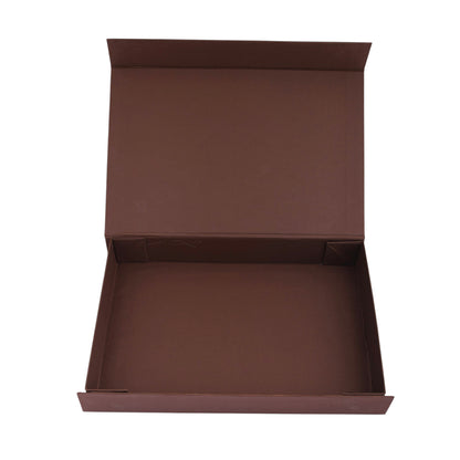 Brown Collapsible Hamper Box | Foldable Rigid Storage & Gift Box