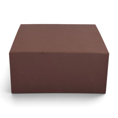 Brown Collapsible Hamper Box | Foldable Rigid Storage & Gift Box