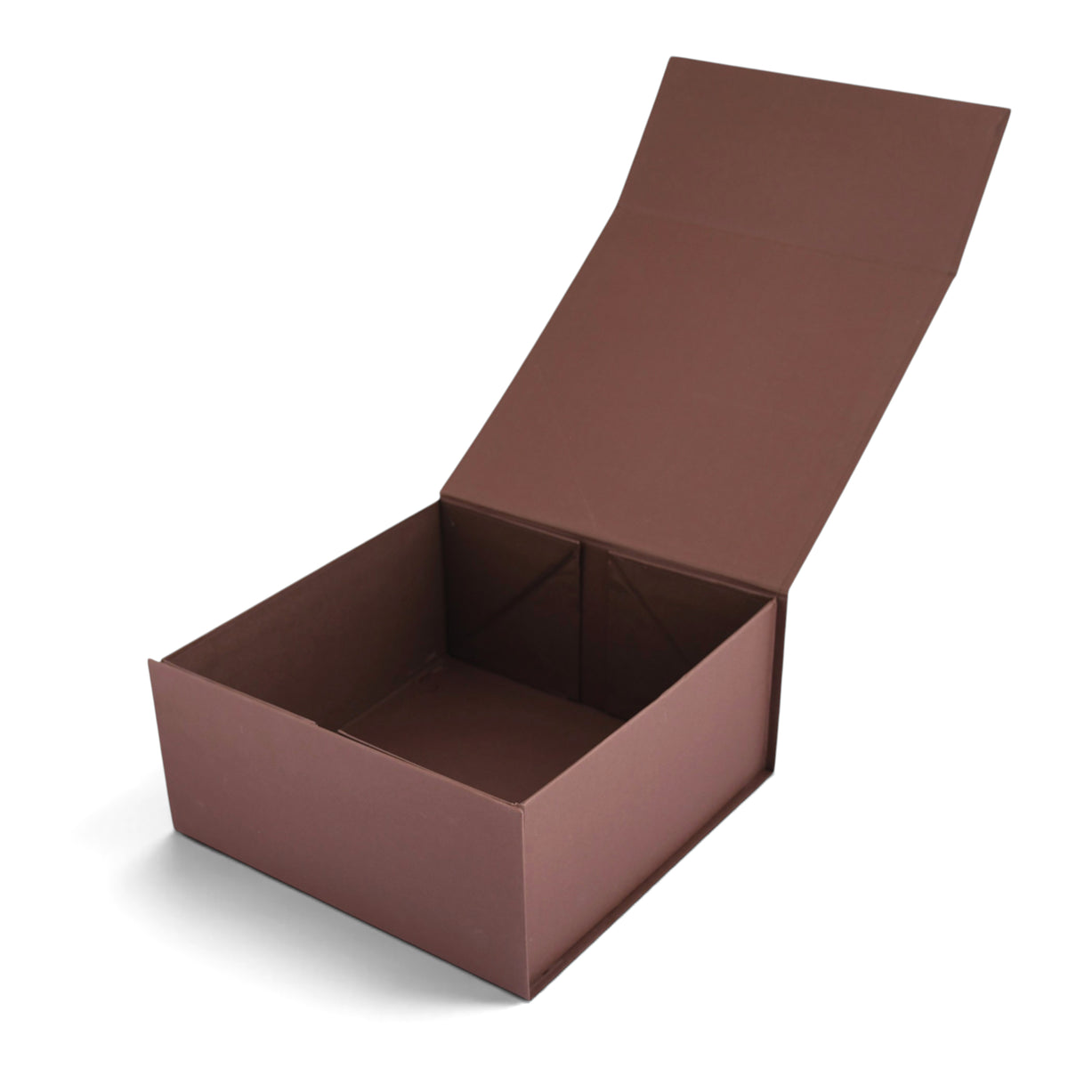 Brown Collapsible Hamper Box | Foldable Rigid Storage & Gift Box