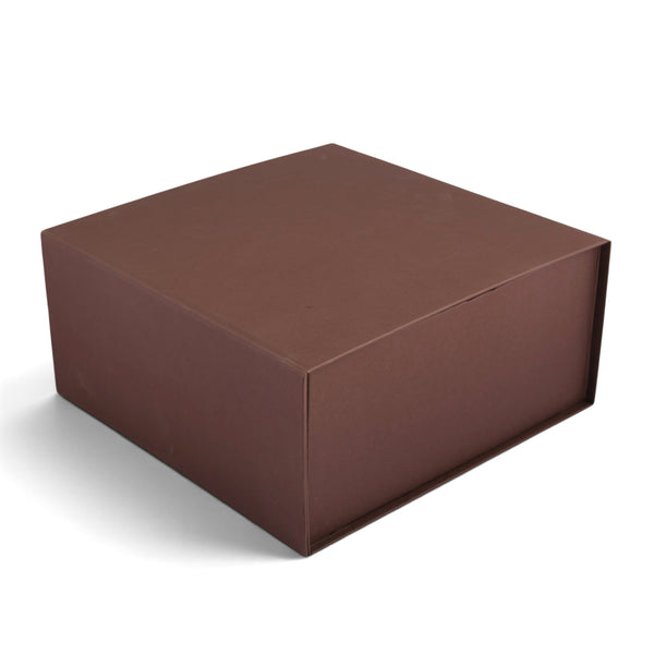 Brown Collapsible Hamper Box | Foldable Rigid Storage & Gift Box