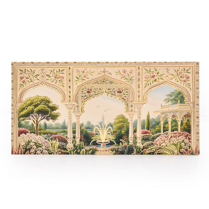 Cream Garden Theme Print Envelope