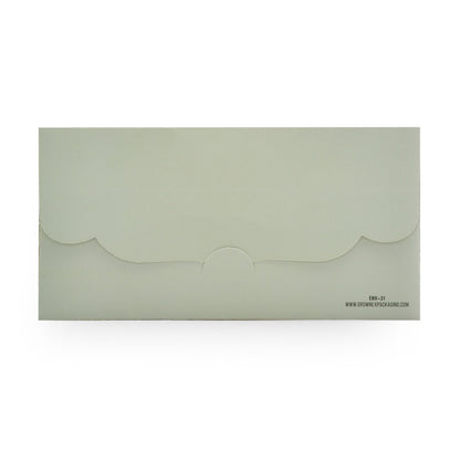 Green Peacock Print Envelope