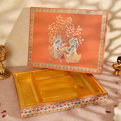 Anand Leela Foil Print Premium Bhaji Box For Wedding