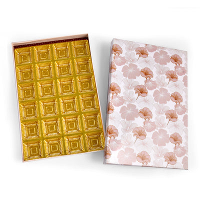 Floral Print 24 Cavity Chocolate Box