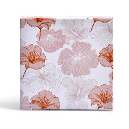 Floral Print 4 Cavity Chocolate Box