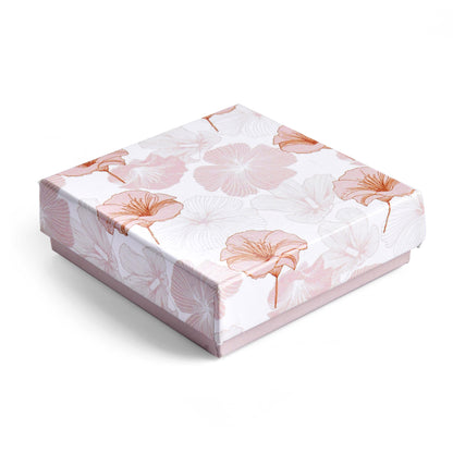 Floral Print 4 Cavity Chocolate Box