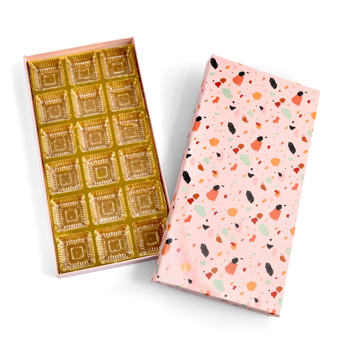 Stone Print 18 Cavity Chocolate Box