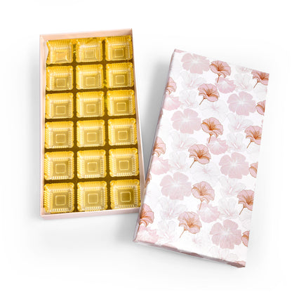 Floral Print 18 Cavity Chocolate Box