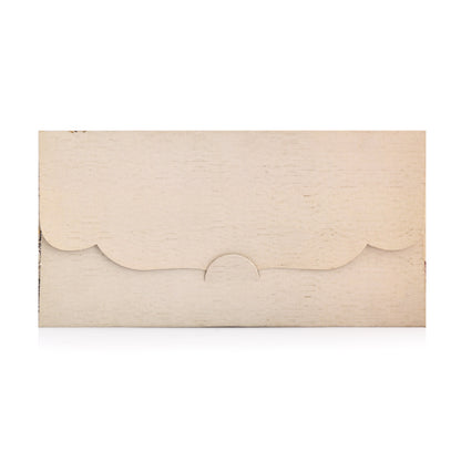 Personalised Beige Elephant Matte Envelope 18.42x8.89 cm