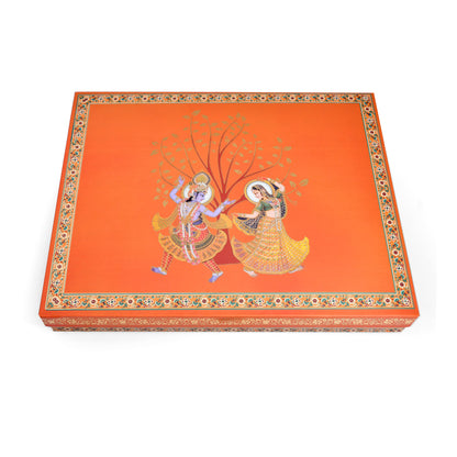 Anand Leela Theme Foil Print   Lawana Box  | Premium Shagun & Wedding Gift Box