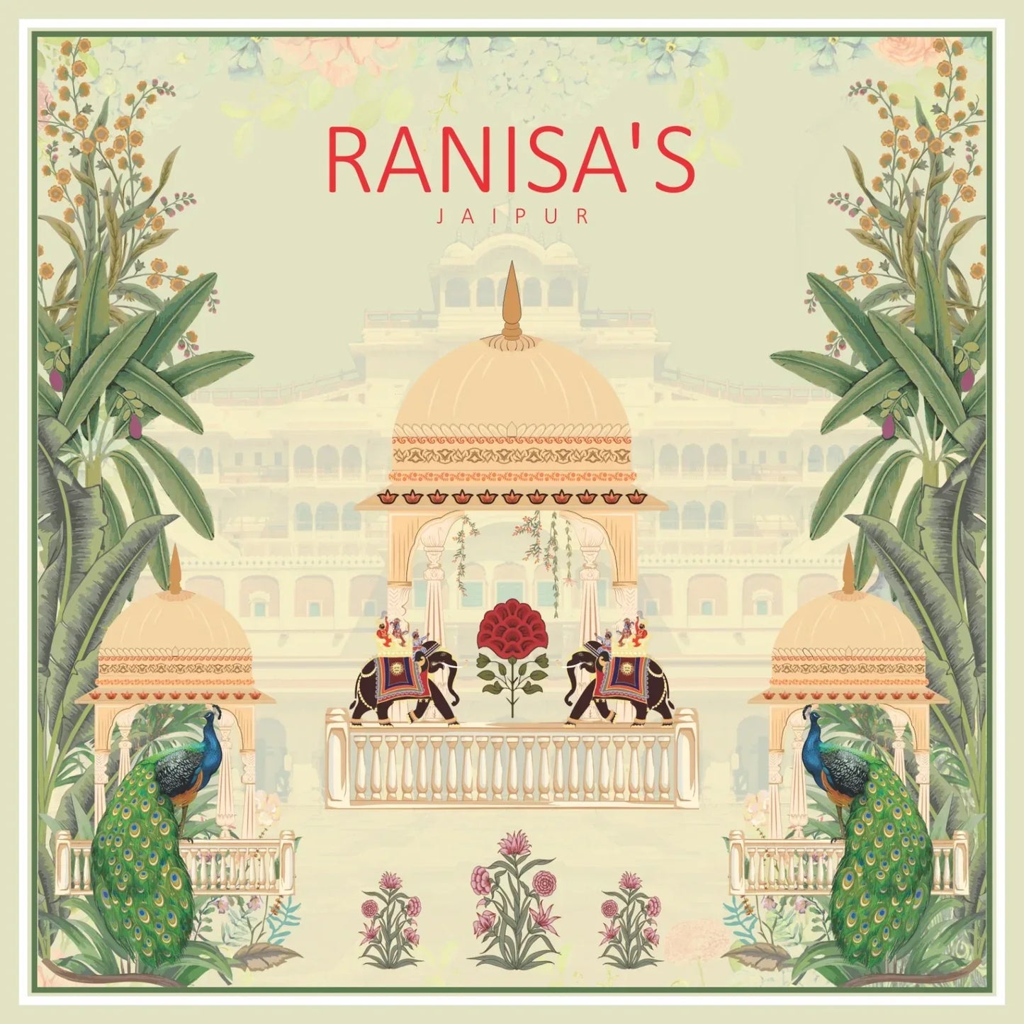 Green Peacock Custom Print Lawana Sweet Box Lid | Grownex Packaging | Sweet Box