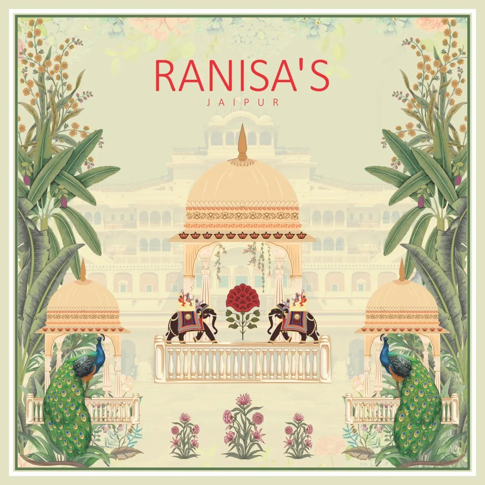 Green Peacock Custom Print Lawana Sweet Box Lid | Grownex Packaging | Sweet Box