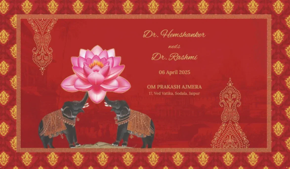 1 Kg Red Elephant Custom Premium Sweet Packing Box | Grownex Packaging | Sweet Box