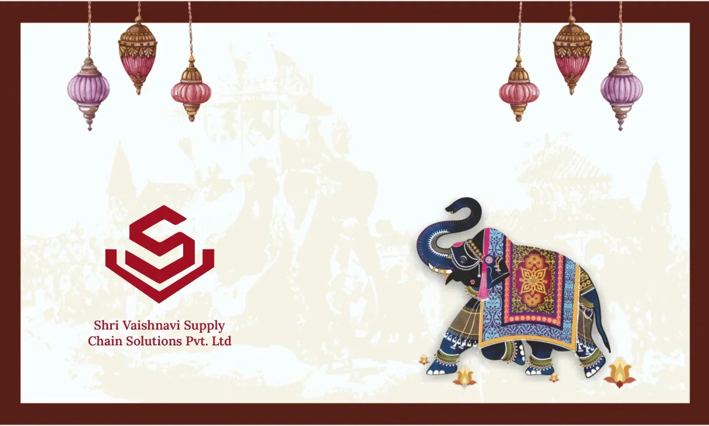 Brown Elephant Custom Print 4 Line Premium Sweet Box | Grownex Packaging | Sweet Box