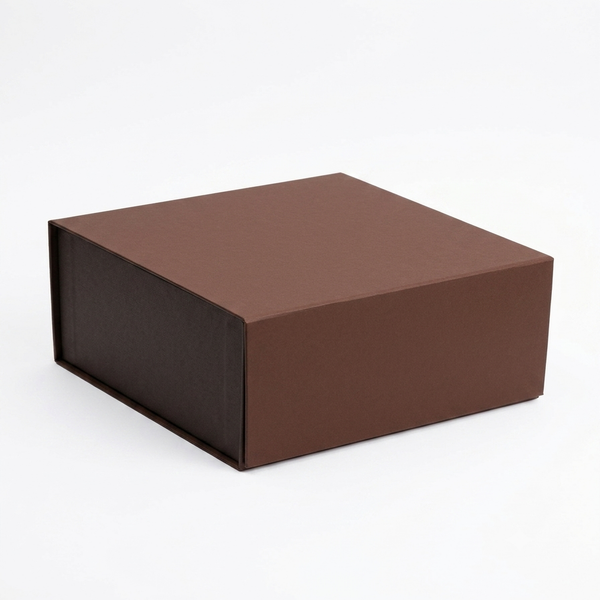 Brown Collapsible Hamper Box | Foldable Rigid Storage & Gift Box