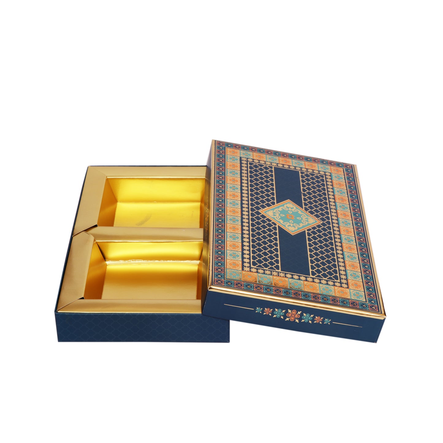 Blue Foil Premium Dryfruit Box