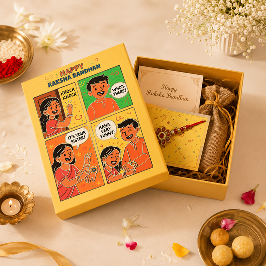 Raksha Bandhan Gift Box | Empty Hamper Packaging Box for Rakhi