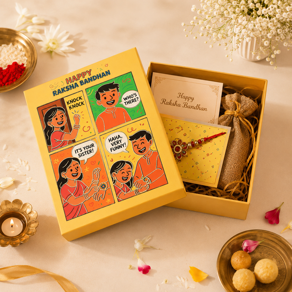 Raksha Bandhan Gift Box | Empty Hamper Packaging Box for Rakhi