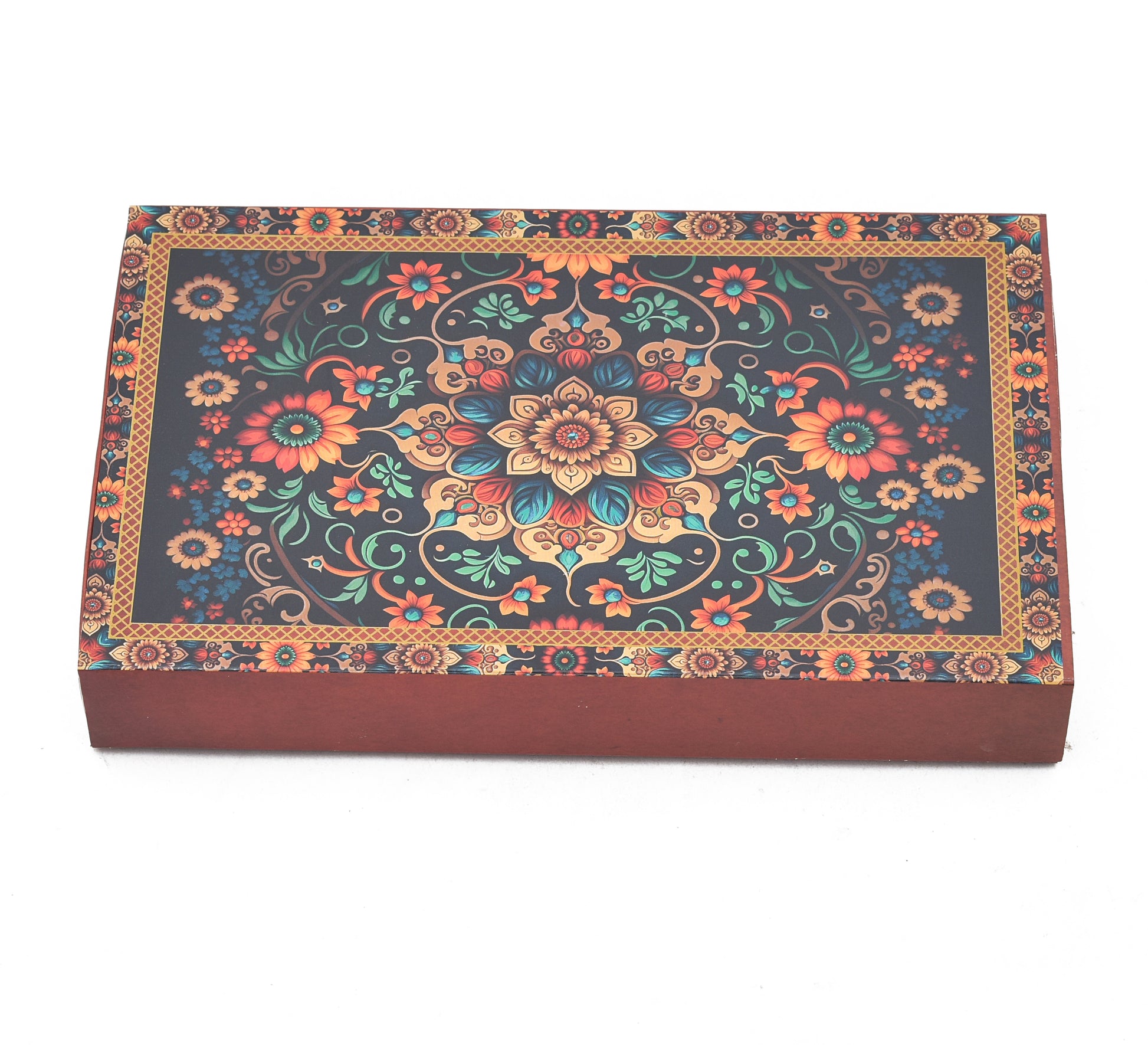 15 Cavity Folding Chocolate Box - Red Flower | Grownex Packaging | Chocolate Box