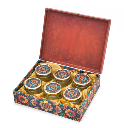 Raksha Bandhan Special Theme Gift Packaging (Pack of 4 items) | Grownex Packaging | Hamper Box