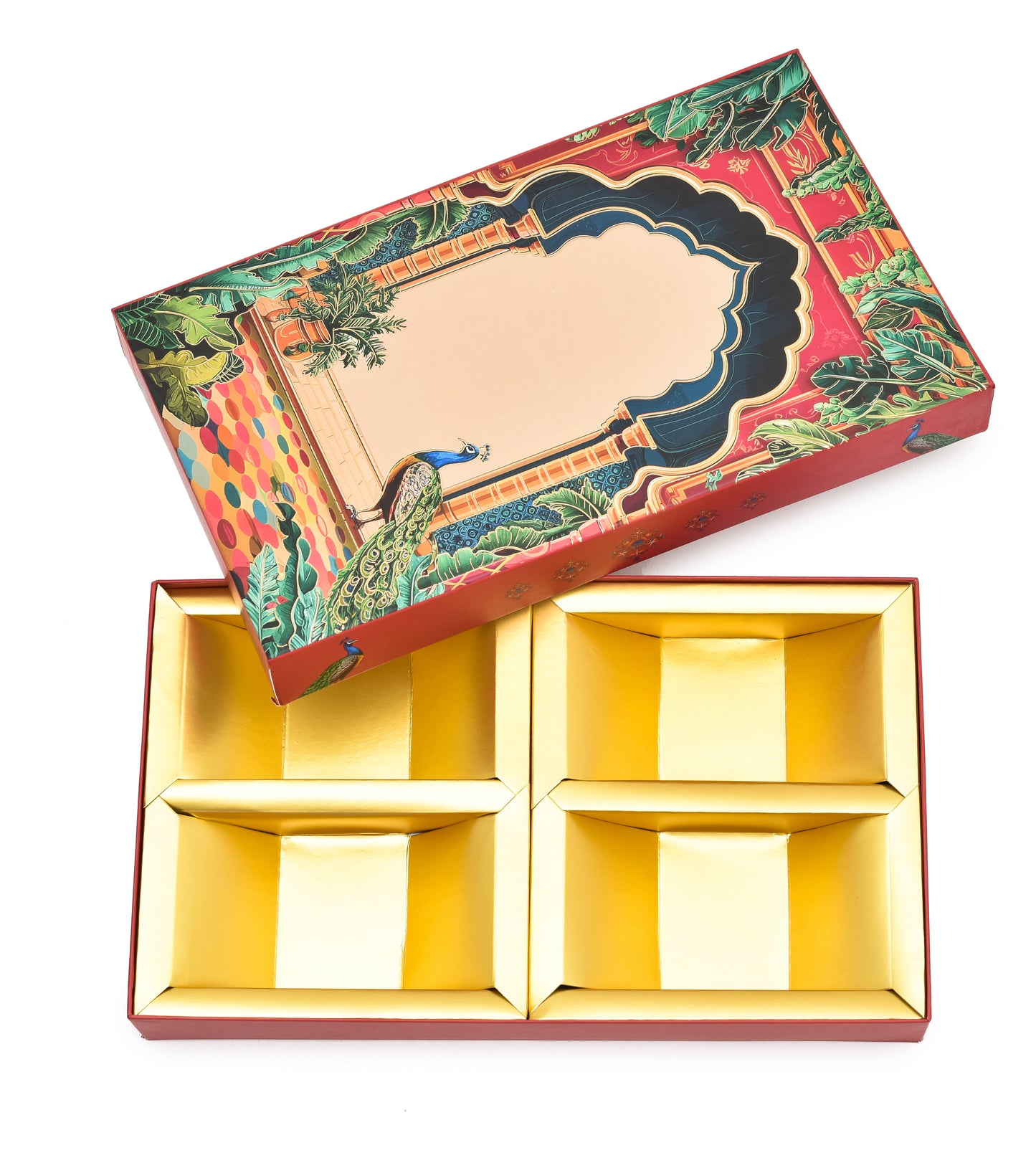 Rani Pink Floral Print Premium Sweet Box
