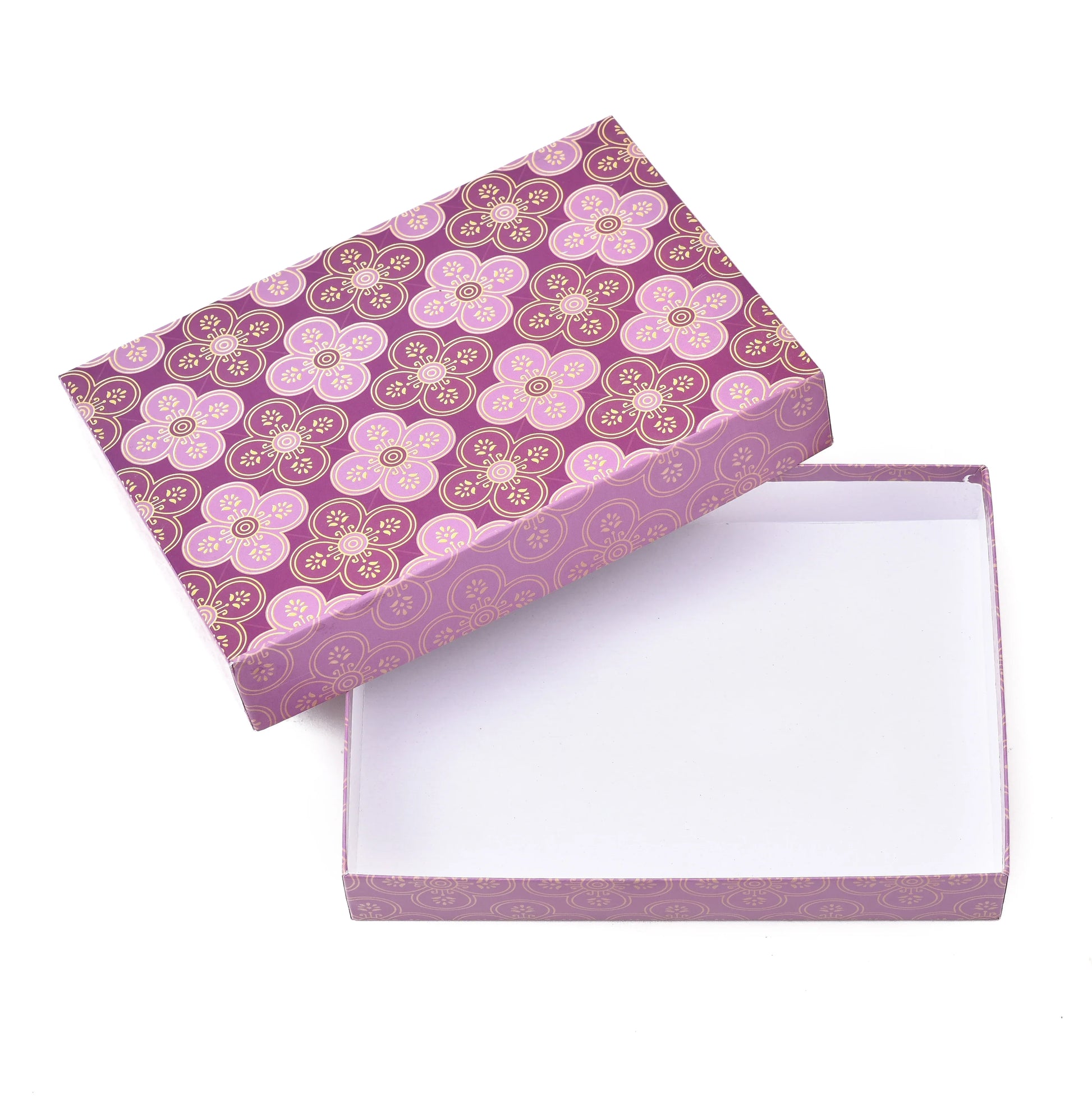 Elegant Flower Pattern Laddoo Gift Box | Grownex Packaging | Sweet Box