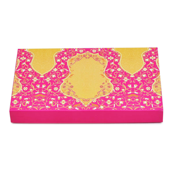 1 Kg Pink Golden Custom Premium Sweet Packing Box | Grownex Packaging | Sweet Box
