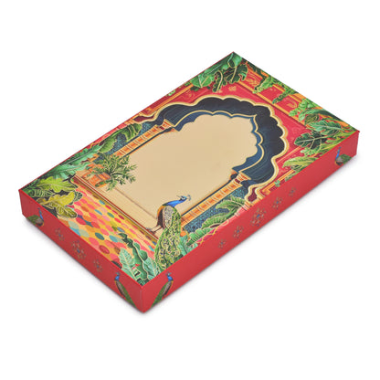 Peacock Palace Custom Mithai Box | Grownex Packaging | Sweet Box
