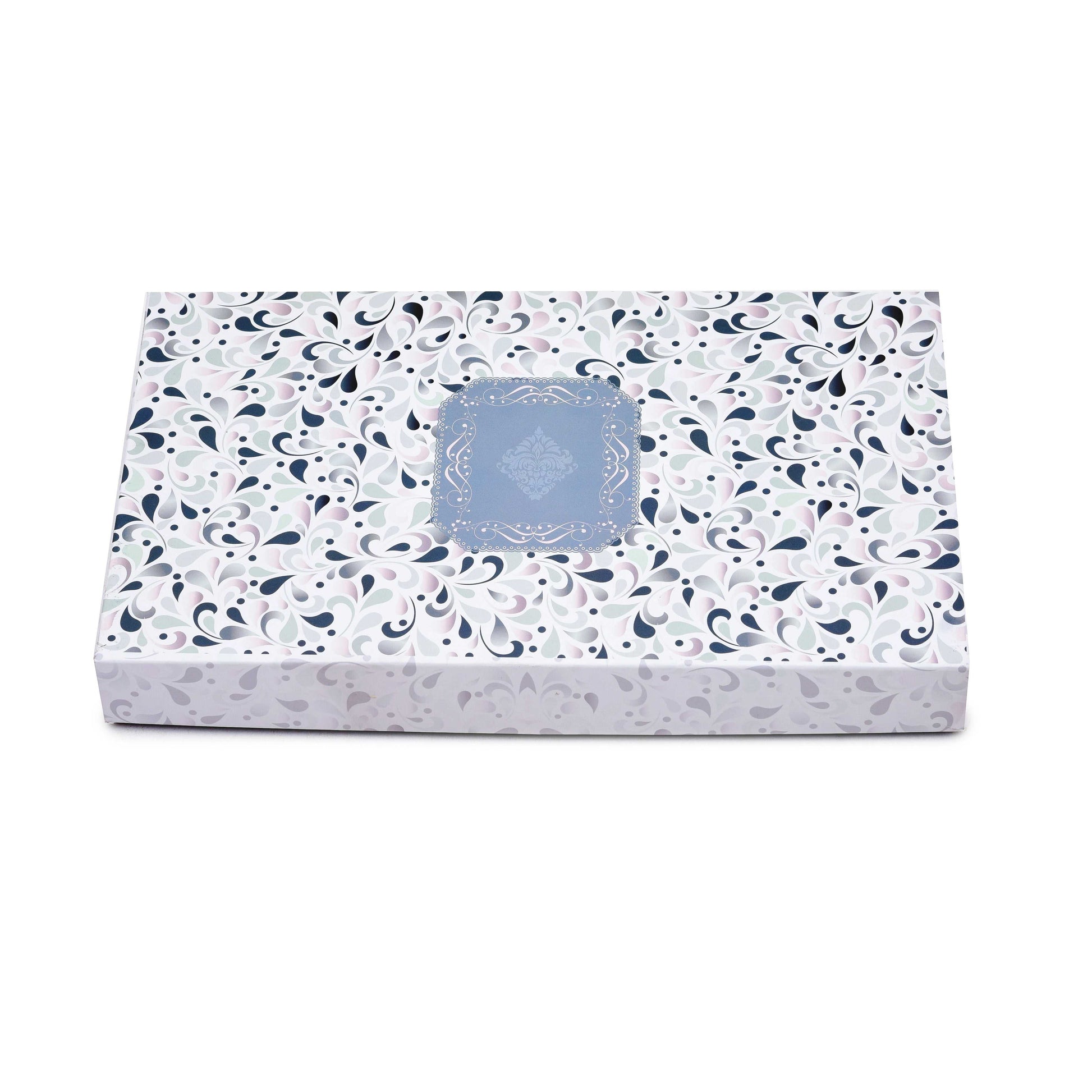 1 Kg White Floral Premium Sweet Packing Box | Grownex Packaging | Sweet Box