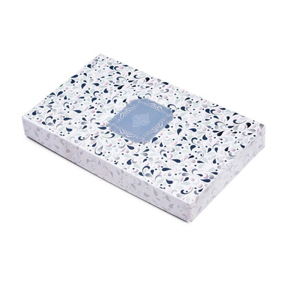 White Floral Sweet Packing Box | 1kg Premium Mithai Gift Packaging Box