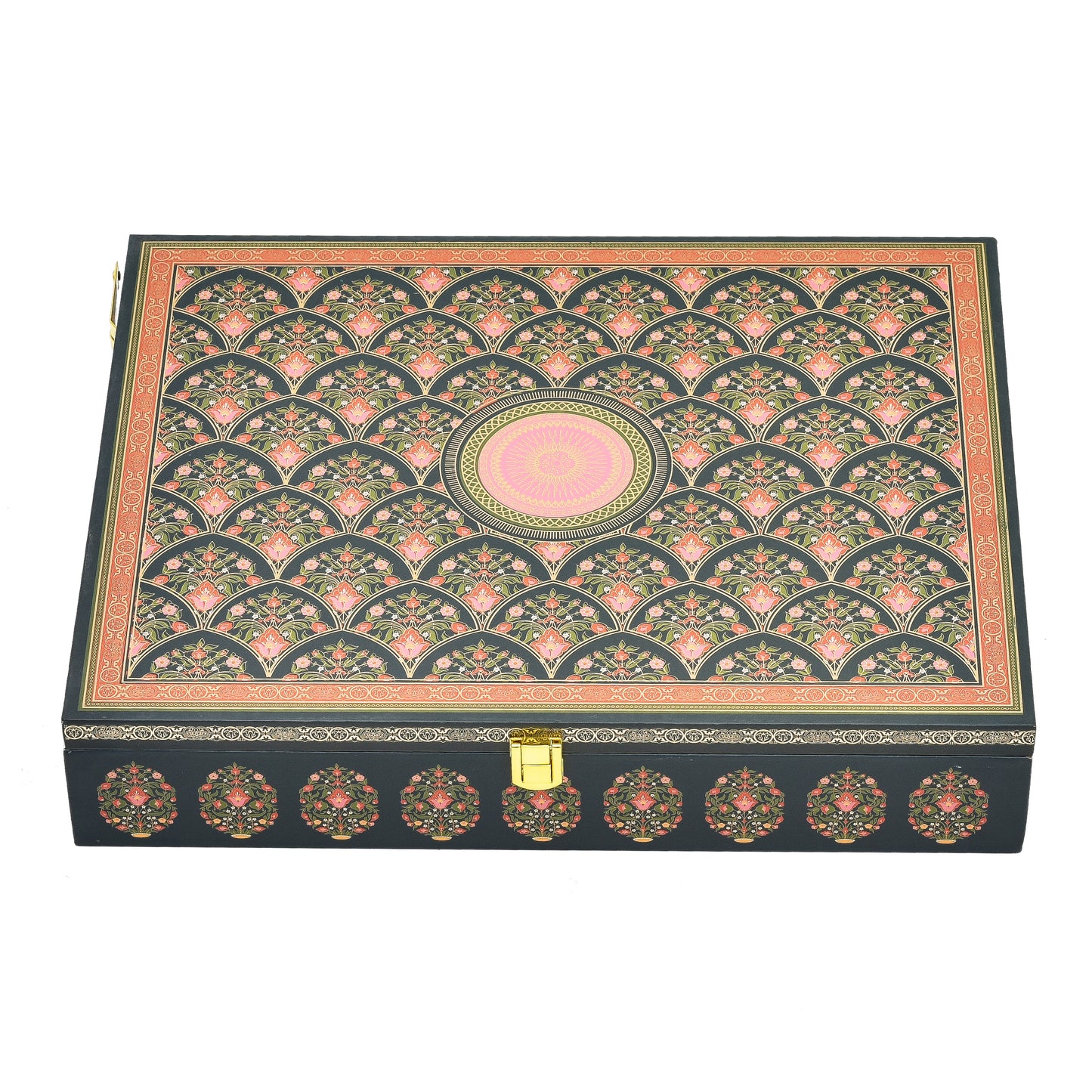 Royal Pink Mandala Wooden Box | Grownex Packaging | wooden box