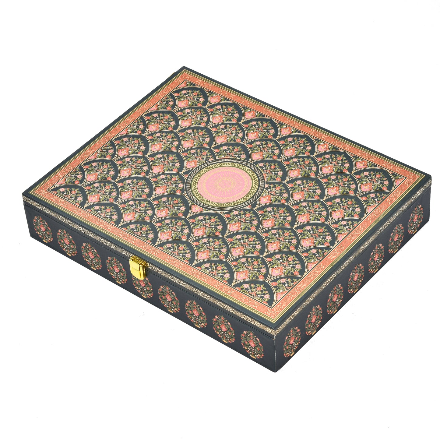 Royal Pink Mandala Wooden Box | Grownex Packaging | wooden box
