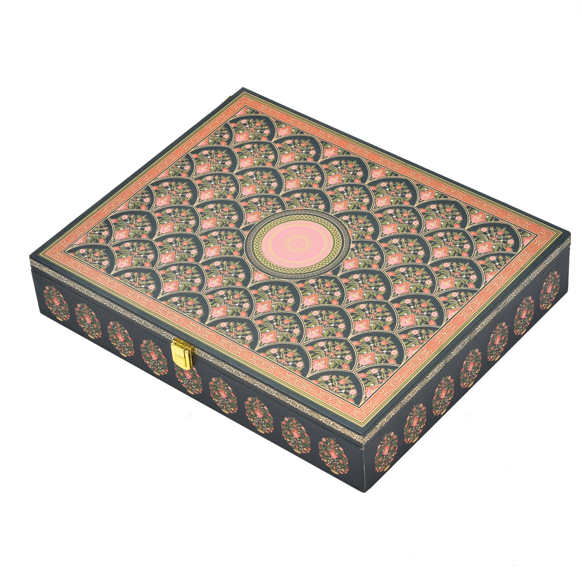Royal Pink Mandala Wooden Box | Grownex Packaging | wooden box