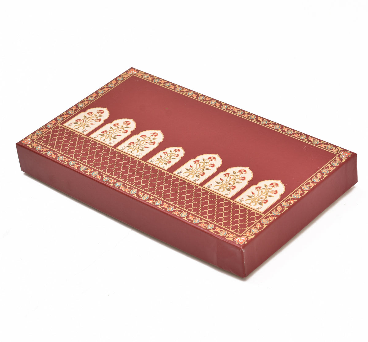 Cherry Red Foil Print Premium Dry Fruit Box