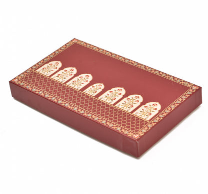 Cherry Red Foil Print Premium Dry Fruit Box