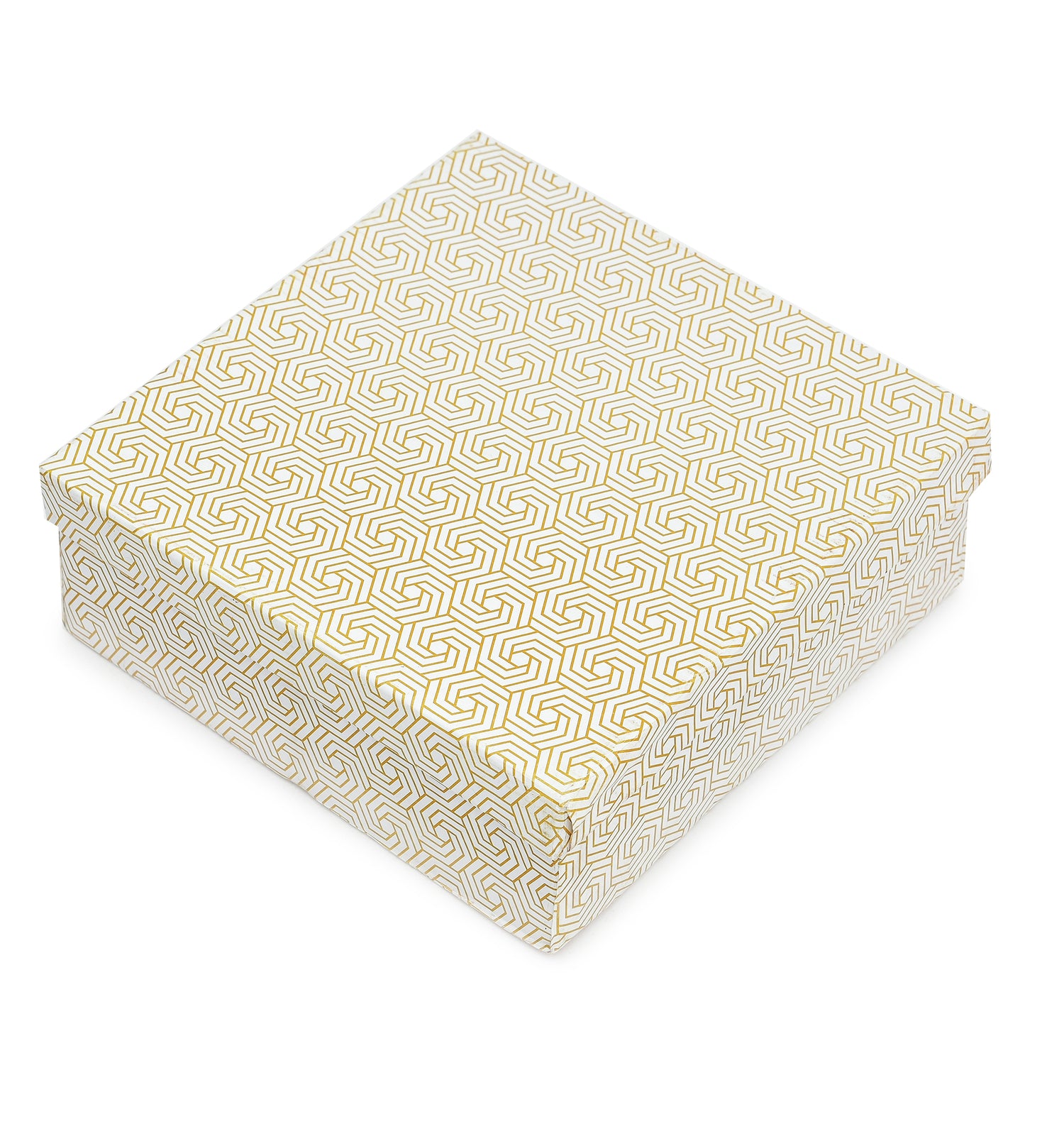 4 Pcs Big Laddoo Golden Jaal Print Box | Grownex Packaging | Sweet Box