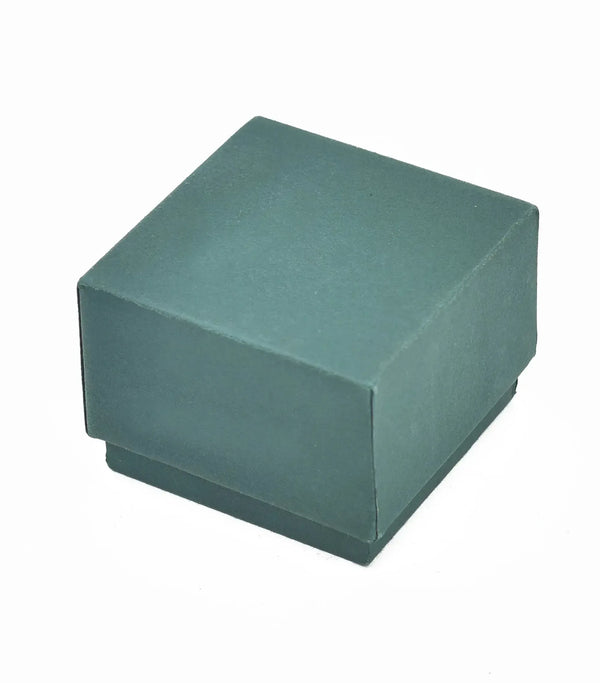 Lid Pattern Ring Box - Green | Grownex Packaging | Jewellery Box