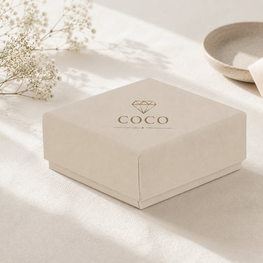 Customised Earring Jewellery Box for Jewellery Businesses | Bulk Branding & Gifting | 9.5 x 9.5 x 4 cm