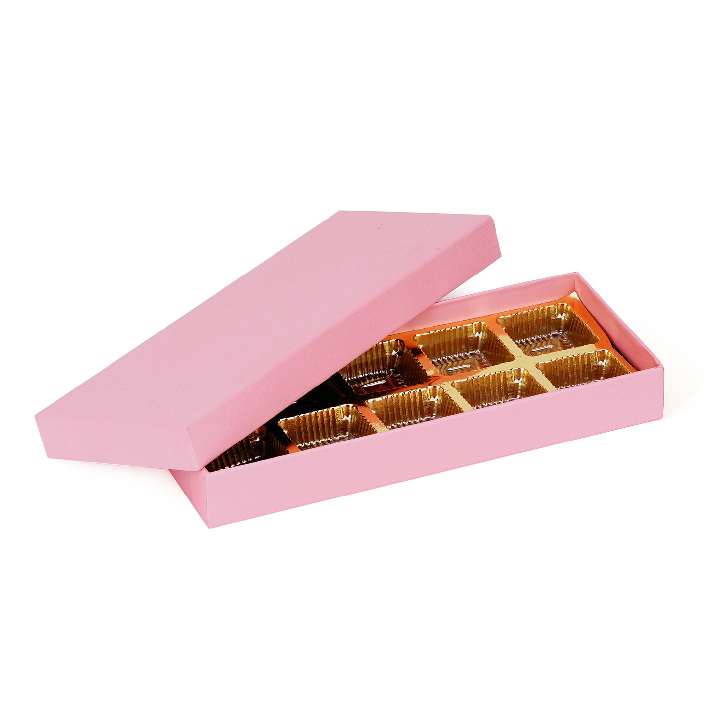 Pink 10 Cavity Chocolate Box