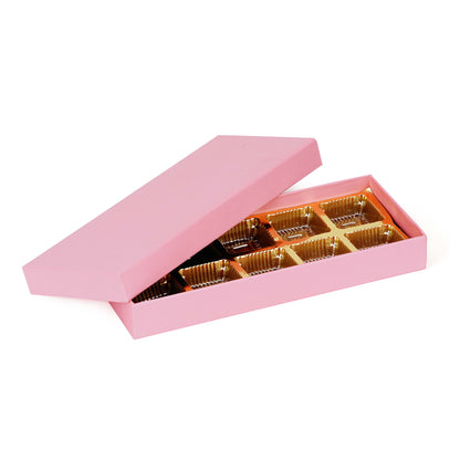 Pink 10 Cavity Chocolate Box