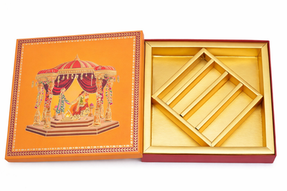 Wedding Theme 8 Partitions Lawana Box Lid Pattern