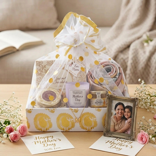 Royal White Gift Basket | for Wedding & Corporate Gifting